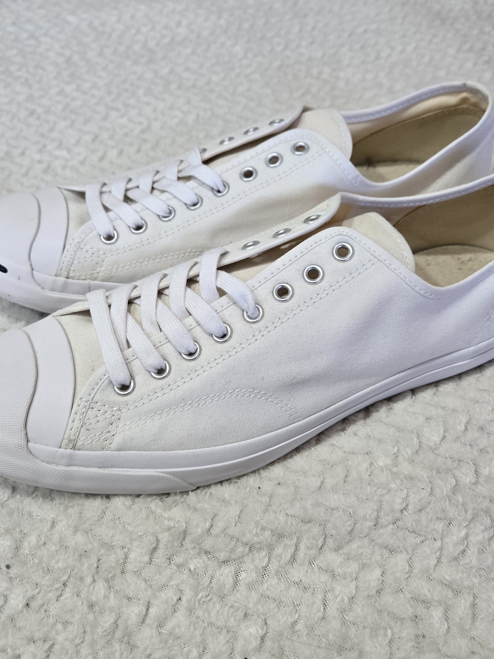 Converse Jack Purcell Classic Shoes Low Top Sneaker White Size Men 14 Women 15.5